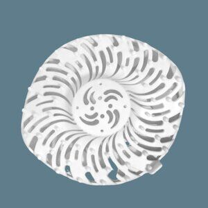 Bathtub Shower Hair Catcher White Silicone